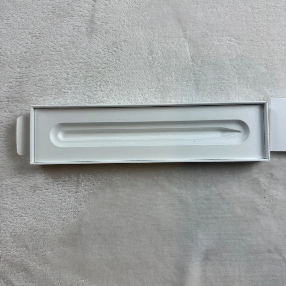 BOX ONLY Apple Pencil Pro Stylus White A2538 Haptic Feedback Bluetooth BOX ONLY